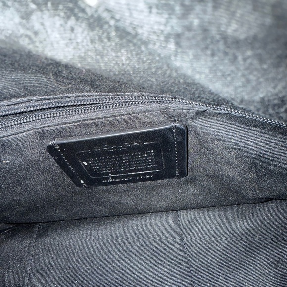 Coach Black Leather Slouchy Shoulder Bag - Picture 5 of 5